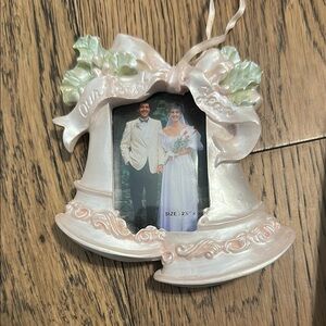 Vintage 1994 House of Lloyd Our First Christmas Ornament Photo Holder